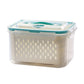 🥗 Wash, Drain & Store in One – Leakproof Fridge Container with Built-In Colander. 50% Off. UK Stock