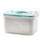 🥗 Wash, Drain & Store in One – Leakproof Fridge Container with Built-In Colander. 50% Off. UK Stock