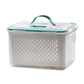 🥗 Wash, Drain & Store in One – Leakproof Fridge Container with Built-In Colander. 50% Off. UK Stock