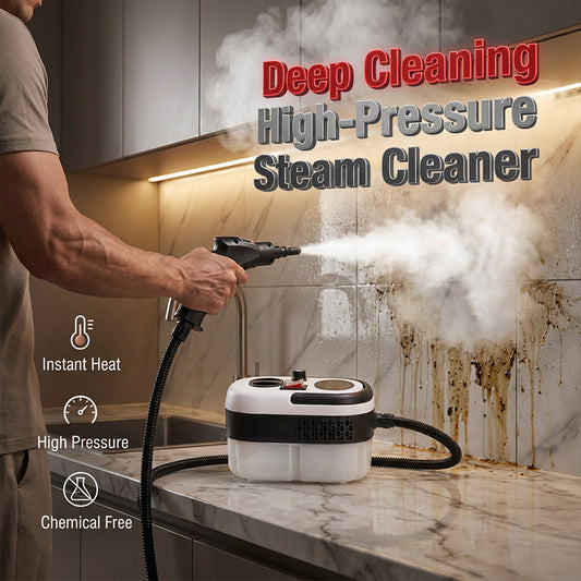 🏠 Safe for Kids & Pets – High-Pressure Steam Cleaner Kills Bacteria Without Chemicals. Limited Deal. UK Dispatch