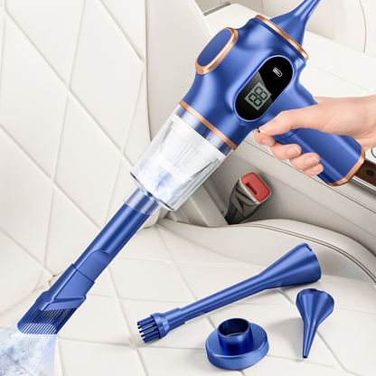 4-in-1 High-Power Cordless Car Vacuum Cleaner 🚗 Strong Suction, No Wires – A Complete Clean-Up Kit for Your Car & Home ✨