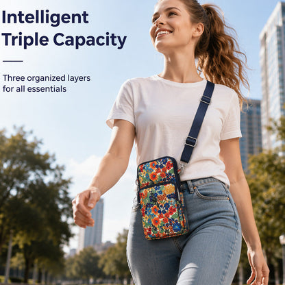 Printed Sports Armband & Crossbody Bag 🏃 Wear It Your Way – A Versatile 2-in-1 for Active Days ✨