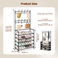 Multi-Functional Entryway Shoe & Coat Rack 🏠 A Tidy Entrance, A Warm Welcome – Everything in Its Place ✨
