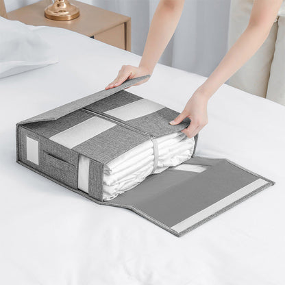 ⏰ LIMITED TIME 50% OFF! 🔥🛏️ Folding Sheet Organizer – Space-Saving Bedding Storage for Closet, Drawer & Linen Cabinet ✨