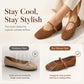 🩰 The Comfy Mary Janes You'll Wear Everywhere. Breathable Woven Ballet Flats – Free UK Delivery