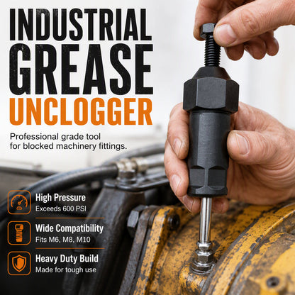 ⏳ 50% OFF! ⏰Heavy Duty Grease Fitting Cleaner Tool – Remove Clogged Grease & Dirt from Fittings, Compact & Durable for Auto, Truck & Workshop Maintenance 🔧