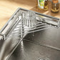 🧽 No More Slimy Sponges – Stainless Steel Corner Rack with Fast-Drain Tray. Keeps Counters Dry. UK Stock