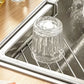 🧽 No More Slimy Sponges – Stainless Steel Corner Rack with Fast-Drain Tray. Keeps Counters Dry. UK Stock