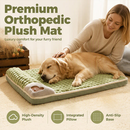 🛏️ Keep Paws Off the Cold Floor – Thick Fluffy Mat for Dogs & Cats, Stays in Place. Half Price Today. UK Dispatch