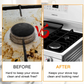 🍳 Stop Scrubbing Burnt-On Grease – Reusable Gas Hob Protectors, Heat-Resistant to 260°C. £9.78. UK Stock