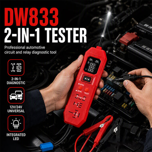 🛡️ Test Circuits Without Risk – Overload-Protected Automotive Tester with Clear Digital Display. Half Price. Free UK Delivery
