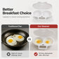 🥚 Perfect Poached Eggs in 2 Mins – No Oil, No Explosion. Microwave Egg Cooker with Splash-Proof Lid. UK Stock