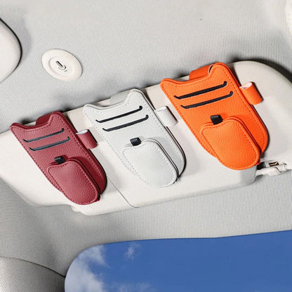 🕶️ Grab Your Shades in Seconds – Secure Sun Visor Holder, No More Fumbling. UK Stock
