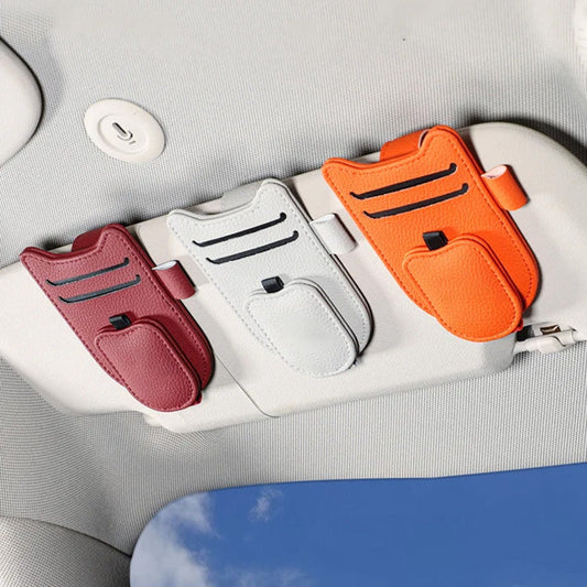 🕶️ Grab Your Shades in Seconds – Secure Sun Visor Holder, No More Fumbling. UK Stock