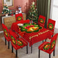 🔥New Holiday Arrivals🎄 Joyful Festive Classic Christmas Tablecloth – Holiday Dining Cover for Christmas Parties, Family Dinners & Gatherings ✨