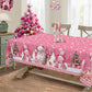 🔥New Holiday Arrivals🎄 Joyful Festive Classic Christmas Tablecloth – Holiday Dining Cover for Christmas Parties, Family Dinners & Gatherings ✨
