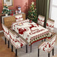 🔥New Holiday Arrivals🎄 Joyful Festive Classic Christmas Tablecloth – Holiday Dining Cover for Christmas Parties, Family Dinners & Gatherings ✨