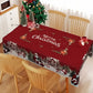 🔥New Holiday Arrivals🎄 Joyful Festive Classic Christmas Tablecloth – Holiday Dining Cover for Christmas Parties, Family Dinners & Gatherings ✨