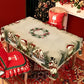 🔥New Holiday Arrivals🎄 Joyful Festive Classic Christmas Tablecloth – Holiday Dining Cover for Christmas Parties, Family Dinners & Gatherings ✨