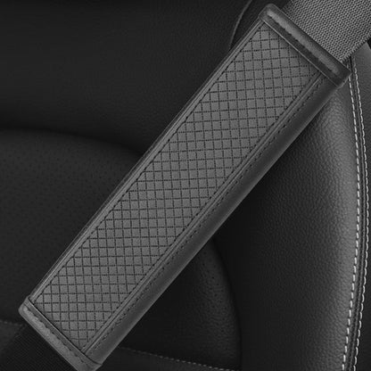 🔥 Buy 1  Get 1 Free ! 🛡️ PU Leather Car Seat Belt Shoulder Pad – Soft Cushioning for Everyday Comfort, Make Every Journey More Enjoyable 🚗✨