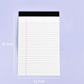 ✏️ Plan, Note & Journal in Style – Slim Lined Writing Pad That Fits Any Bag. Half Price. Free UK Delivery