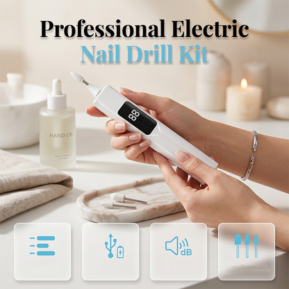 💅 Salon-Grade Control at Home – LED Display Nail Drill with Adjustable Speed & Precision Bits. UK Stock