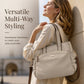 👜 From Desk to Market – Lightweight Canvas Tote for Women, Extra Side Pockets for Bottle & Umbrella. Half Price. Free UK Delivery