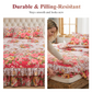 ⏳Limited-time 50% off⏰Floral Ruffled Bed Skirt, 3-Piece Set – Easy Bedroom Upgrade🛏️