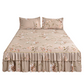 ⏳Limited-time 50% off⏰Floral Ruffled Bed Skirt, 3-Piece Set – Easy Bedroom Upgrade🛏️