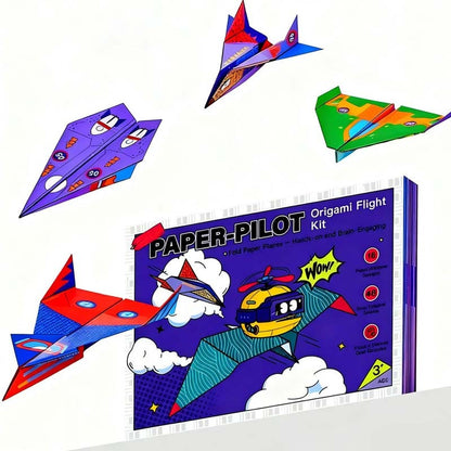 👨‍👩‍👧 Fold, Fly & Learn Together – Creative Paper Airplane Set for Kids. Educational & Easy. Free UK Delivery