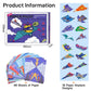 👨‍👩‍👧 Fold, Fly & Learn Together – Creative Paper Airplane Set for Kids. Educational & Easy. Free UK Delivery