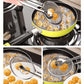🥢 Serve & Strain with One Tool – Heat-Resistant Food Tongs & Oil Strainer, Anti-Slip Grip. Half Price. Free UK Delivery
