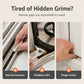 🧹 Clean Window Tracks, Door Rails & Tile Gaps – Hard Bristle Crevice Brush with Built-in Scraper. Half Price. Free UK Delivery