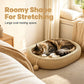 🐱 The Perfect Nap & Scratch Spot – Durable Sisal Scratcher Bed for Cats. Includes Fun Toy. Free UK Delivery