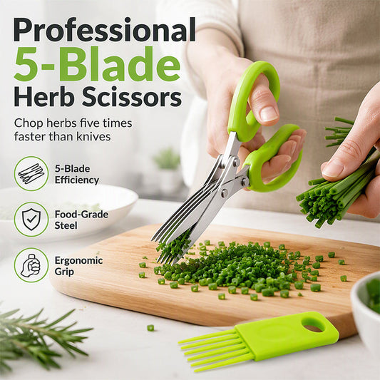 ⏳Time-Limited Special 50% OFF!✂️Careluxpro Kitchen Scissors – Chop Herbs in Seconds & Make Everyday Prep Easier ✅