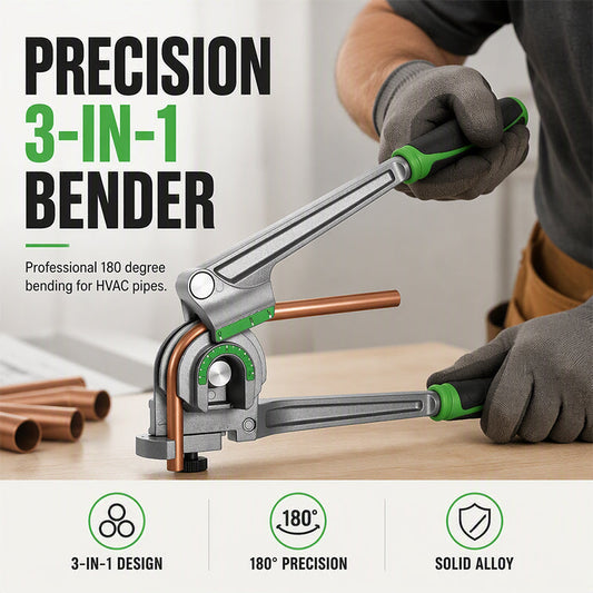🔧 Bend 3 Sizes Without Kinks – Manual Tubing Bender for 6/8/10mm Copper & Brake Line. 50% Off. UK Stock