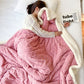 🛋️ Wrap Yourself in Cloud-Soft Warmth – Thickened Cashmere-Feel Blanket. Anti-Pilling & Easy Care. Free UK Delivery