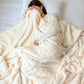 🛋️ Wrap Yourself in Cloud-Soft Warmth – Thickened Cashmere-Feel Blanket. Anti-Pilling & Easy Care. Free UK Delivery