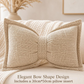 ✨ Insta-Worthy Bow Throw Cushion – Ultra-Soft Chenille, Removable Cover. Half Price. Free UK Delivery