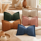 ✨ Insta-Worthy Bow Throw Cushion – Ultra-Soft Chenille, Removable Cover. Half Price. Free UK Delivery