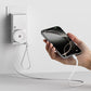 🔋 All Cables Built In – 3-in-1 Fast Charge Power Bank for iPhone, Android & USB-C. 50% Off. UK Stock