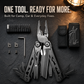 🎒 Stainless Steel Multi-Tool with Locking Pliers & Nylon Sheath. Half Price. Free UK Delivery