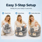 🐻 Soft, Safe & Washable – Cartoon Baby Floor Sofa with Removable Cover. Perfect for Sit-Up Play. Half Price. Free UK Delivery