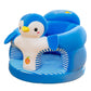 🐻 Soft, Safe & Washable – Cartoon Baby Floor Sofa with Removable Cover. Perfect for Sit-Up Play. Half Price. Free UK Delivery
