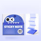 📝 One-Hand Pull, No More Messy Notes – Translucent Sticky Notes in Continuous Dispenser. UK Stock