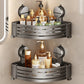 ⏰50% OFF!行✨ Wall Mounted Bathroom Organizer with Suction Cup, No Drill Shower Storage Rack for Toiletries & Cosmetics 🛁