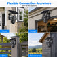 🛡️ Watch Three Angles with One Camera – Solar WiFi Security Cam, No Wiring Needed. 50% Off. UK Stock