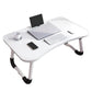 ☕ Work from Bed, Worry-Free – Foldable Laptop Table with Built-In Cup Holder. 50% Off. UK Stock