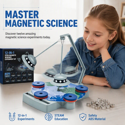 🚄 Build a Levitating Train – 12-in-1 Magnet Science Kit for Curious Kids. 50% Off. UK Stock