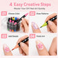 ⏳￡7.99!!—LAST DAY SALE 💕🎁24 Shades Dual-Tip Nail Art Marker Kit, Quick-Dry Painting Pens For DIY Nail Designs💅